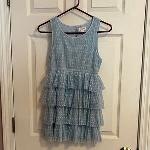 Cat & Jack Light Blue Tiered Dress